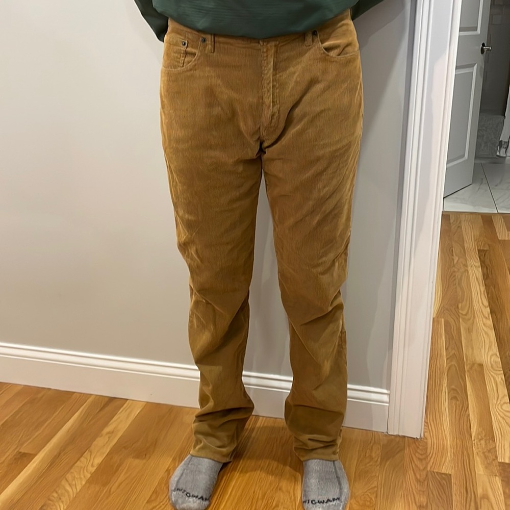 Men’s 34x36 light brown corduroy pants